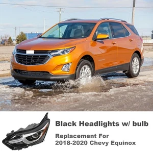 2018-2020 Chevy Equinox LH Driver side Halogen Headlamp with LED DRL - Picture 1 of 7