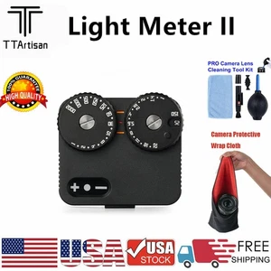 Misuratore di luce TTArtisan II 2 quadranti fotocamera pellicola misuratore di luce preciso montaggio a scarpa fredda - Foto 1 di 10