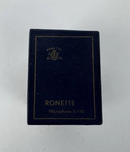 Ronette Kristall Mikrofon B110 unbenutzter Lagerbestand in OVP Deutschland 1951 - Bild 1 von 7