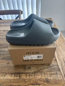 Adidas Yeezy Slide - Slate Marine - US Mens 9, Worn Handful Of Times, RRP $150 - Picture 1 of 14
