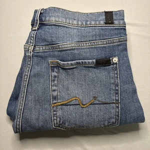 7 Seven For All Mankind Josefina Skinny Boyfriend Jeans Womens Size 29 Mid Rise - Picture 1 of 7