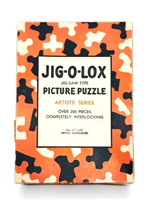 Rompecabezas plegable The Dolly cometa y juguete Dayton, Oh 11" x 15" Colorado River años 30 Foto 1 de 3