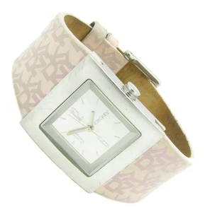 DKNY Damen Armbanduhr Leder Edelstahl Silber NY-3456 3ATM Batterie neu S143 - Bild 1 von 2