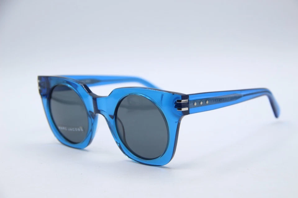 NUEVAS GAFAS DE SOL MARC JACOBS MJ 532/S 428BN AZUL CLARO MARCOS AUTÉNTICOS 45-26 Foto 1 de 4