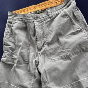 Howler Brothers Clarksville Walk Shorts Men’s 33 Gray Brushed Twill Cotton USA - Picture 1 of 13