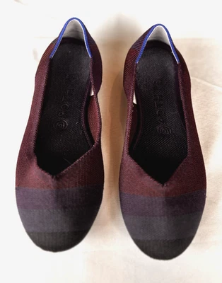 Gorra Rothy's The Flat Blackberry Ombre Rayas Rara Talla 8.5 Foto 1 de 4