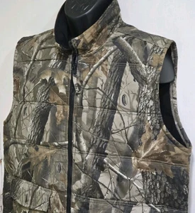 Tallwoods Mens Element Wear Realtree Hardwoods Camo Vest Size XL Fleece Lined - Picture 1 of 13