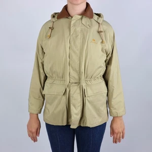 Loro Piana 2-in-1 Steppweste mit Kapuze und Reißverschluss beige Größe S - Bild 1 von 13