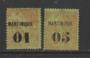 Martinica Scott # 5-6 como nueva - Imagen 1 de 2