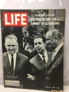 Life - June 30, 1967 In The Wake Of War Kosygin At The UN Summit Glassboro - Picture 1 of 1