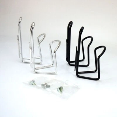 2/4/6 pcs Bicycle Cycling Water Bottle cage for Road City Bike Silver or Black - Image 1 of 4