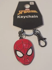 Marvel Spiderman Mask Metal Keychain Keyring.. New  - Picture 1 of 6