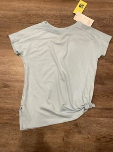 Girls Fashion t-shirt Cut out Side Tie- All in Motion M (8) - Picture 1 of 2