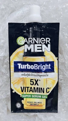 7 Ml Garnier Men PowerBright 5x vitamin C Serum Cream Oil Control Face Spot - Image 1 of 4