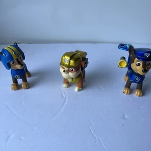 Paw Patrol Action Pack Welpen Konvolut 3 Figuren Chase Rubble - Bild 1 von 8