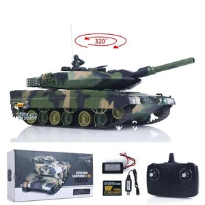 HengLong 1/24 Leopard 2 A5 RC Tank 3809 2.4GHz Remote Control BB IR Battle Tank - Picture 1 of 12