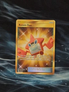 Rotom Dex Sun & Moon Base Set 159/149 Holo Secret Rare - Picture 1 of 2