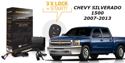 Flashlogic Remote Start for Chevy Silverado 1500 2007-2013 Plug N Play T Harness - Image 1 of 4