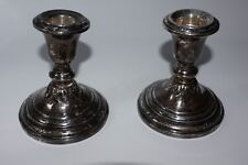 Whiting Sterling Silver Candlesticks