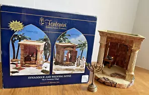 FONTANINI ITALIEN 5" BELEUCHTETE SYNAGOGE/Hochzeitsszene DORF SELTEN - Bild 1 von 21