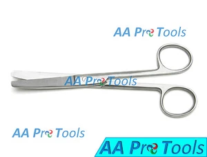 AA Pro: Operating Dissecting Surgical Scissors 6" Curved Blunt Blunt Blades - Picture 1 of 3