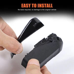 ABS Glossy Black Car Key Fob Side Cover Case For BMW Ix I7 Xm X7 X5 X6 2024-2026 - Picture 1 of 12