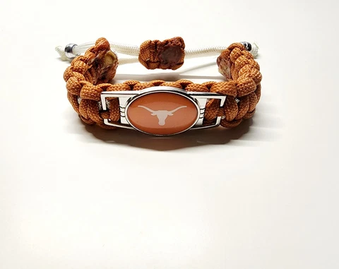 Texas Longhorns Adjustable Charm Bracelet Fan Apparel & Souvenir College NCAA Cover