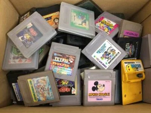【Lot 80 set】Nintendo GameBoy Game Soft Cartridge random Junk Japanese WHOLESALE - Picture 1 of 5