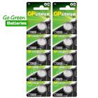 10 x GP CR2025 3V Lithium Coin Cell Battery 2025 DL2025