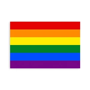 Rainbow Pride Flag Sticker - [4'' x 6''] - Foto 1 di 1