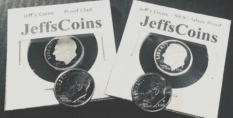 2022 P D S S UNC US MINT SET Dime Roosevelt 99.9% SILVER & CLAD PROOF 10¢ PDSS 4 Cover