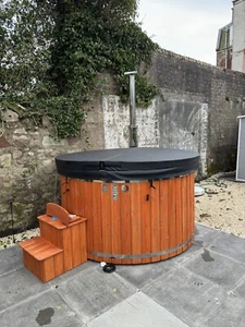 Hot Tub With Wood fired Internal log burner - Picture 1 of 8