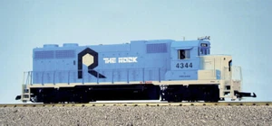 Trenes EE. UU. GP-38-2 The Rock Island diésel R22217 con humo y luces GP38-2, G - Imagen 1 de 1
