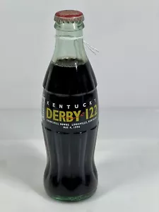 1996 Horse Racing Kentucky Derby 122nd RUNNING Full 8 OUNCE GLASS COCA - COLA - Picture 1 of 4