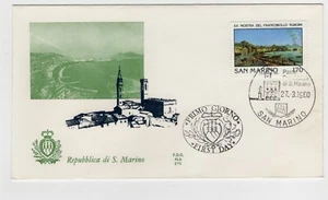 20. Briefmarkenausstellung Europa - Ansicht von Neapel - FDC - SAN MARINO 1980 - Bild 1 von 2
