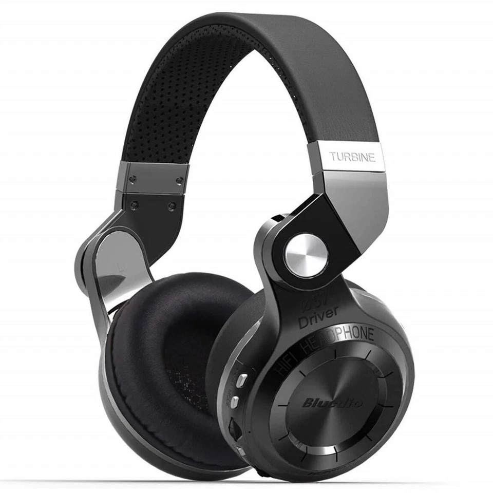 Casque Bluetooth sans fil pliable avec fente pour carte Micro SD/radio FM/sup... - Photo 1/4