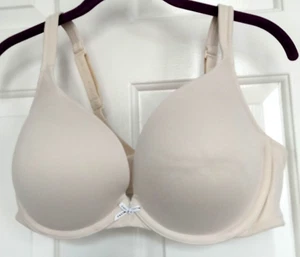 Neu ohne Etikett Cacique Damen-T-Shirt 42D nude Bügel glatte Cups – Boost Ausschnitt - Bild 1 von 5