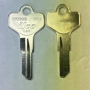 DE2 D1098B Ilco llaves en blanco para Cessna, Hudson, Dexter, Porter, Allen Bradley - Imagen 1 de 1