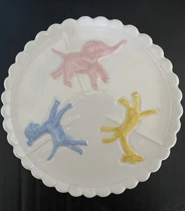 JUEGO BARATIJA CERÁMICA BEBÉ MCM VINTAGE OSO CORDERO JIRAFA DUCHA GUARDERÍA REGALO - Imagen 1 de 11