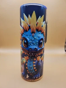 Cactus Dragon Tumbler Gold 20 oz Tumbler #20019 - Picture 1 of 5