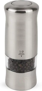 Peugeot Zeli Electric 5.9 Inch Pepper Mill, Brushed Chrome - Picture 1 of 2
