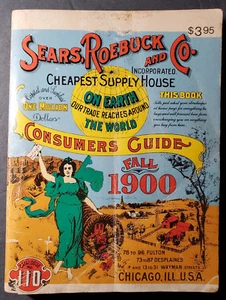Vintage Sears Roebuck and Co. Fall 1900 Consumers Guide Catalog 1970 Reprint - Picture 1 of 15