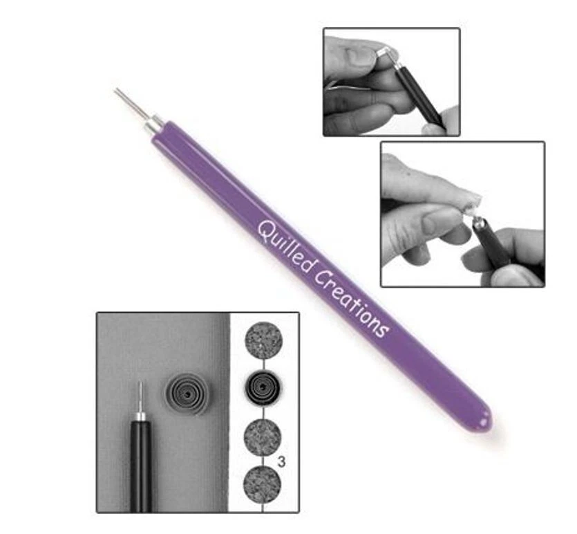 NUEVO - Herramienta de Quilling Ranurada y Medidor de Círculo COMBO por Quilled Creations  Foto 1 de 2