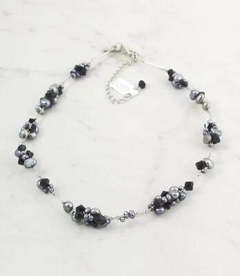 Lia Sophia "Rhapsody" Freshwater Pearls & Resin Beads Necklace 16+3" - Image 1 of 4