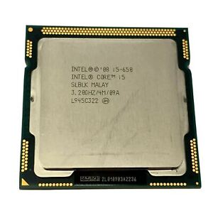 Intel Core i5-650 CPU 3.20 GHz 4 MB Cache Processor Socket 1156 LGA1156 SLBLK