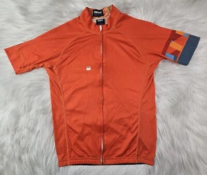 OrNot Women's House Jersey Line Cycling Jersey (S) Orange Made in USA - Picture 1 of 8