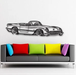 Adesivi Murali Vinile Decalcomania Trasformabile Auto Garage Ottimo Arredamento Camera (ig895) - Foto 1 di 3