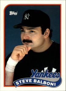 1989 (YANKEES) Topps Traded Tiffany #6T Steve Balboni