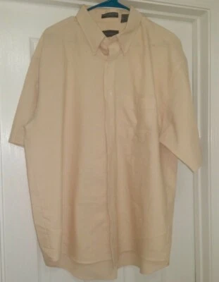 Van Heusen Mens Shirt Size XL X Large 17/17.5 Orange - Image 1 of 3