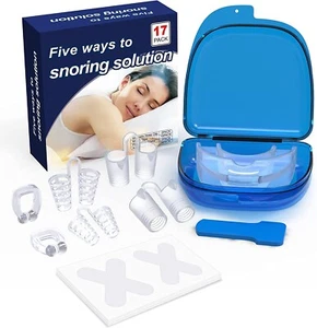 Anti Snore Devices 17 Pack Premium Snoring aid for Men & Women Snoring Solution - Picture 1 of 7